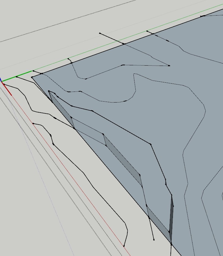 Creating A Topography Mesh From Flat Contours In Sketchup Tutorial Sketchup Tutorials 2831
